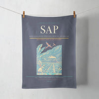 Thumbnail for Ramón Villeda Morales International Airport (SAP) design on navy blue towel