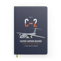 Thumbnail for Kawasaki C-2 design on navy blue notebook