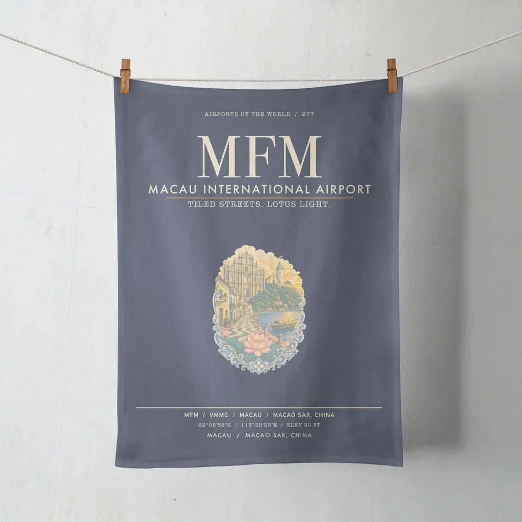 Macau International Airport MFM - Navy Blue