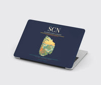 Thumbnail for Saarbrucken Airport (SCN) design on navy blue MacBook case