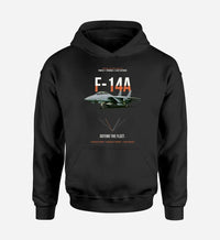 Thumbnail for F-14A TOMCAT design on black hoodie single side