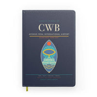 Thumbnail for Afonso Pena International Airport (CWB) design on navy blue notebook