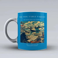 Thumbnail for VINTAGE G4272 - The Tide Table Takeoff - Ceramic Mug design on turquoise