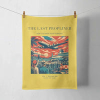 Thumbnail for VINTAGE G4112 - The Last Propliner - Designed Towels design on yellow