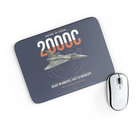 Thumbnail for Dassault Mirage 2000C RDI design on navy blue rectangle mouse pad