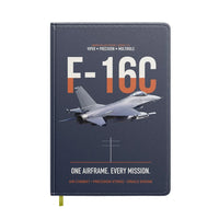 Thumbnail for F-16C Fighting Falcon One Airframe Every Mission design on navy blue notebook