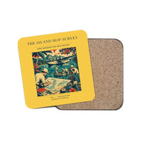 Thumbnail for The Island Hop Survey - Designed Coasters design on yellow 1-piece