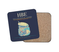 Thumbnail for Borg El Arab Airport (HBE) design on navy blue 1 piece coaster