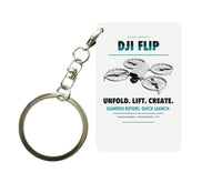 Thumbnail for DJI Flip Key Chain design on white key chain