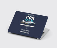 Thumbnail for Beechcraft King Air C90 design on navy blue MacBook case