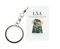 Thumbnail for Lhasa Gonggar International Airport LXA Key Chain design on white key chain