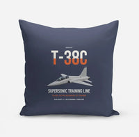 Thumbnail for T-38C Talon design on navy blue pillow