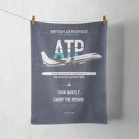 Thumbnail for British Aerospace ATP design on navy blue towel