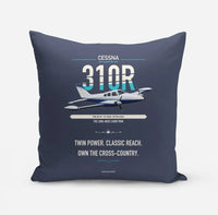 Thumbnail for Cessna 310R design on navy blue pillow