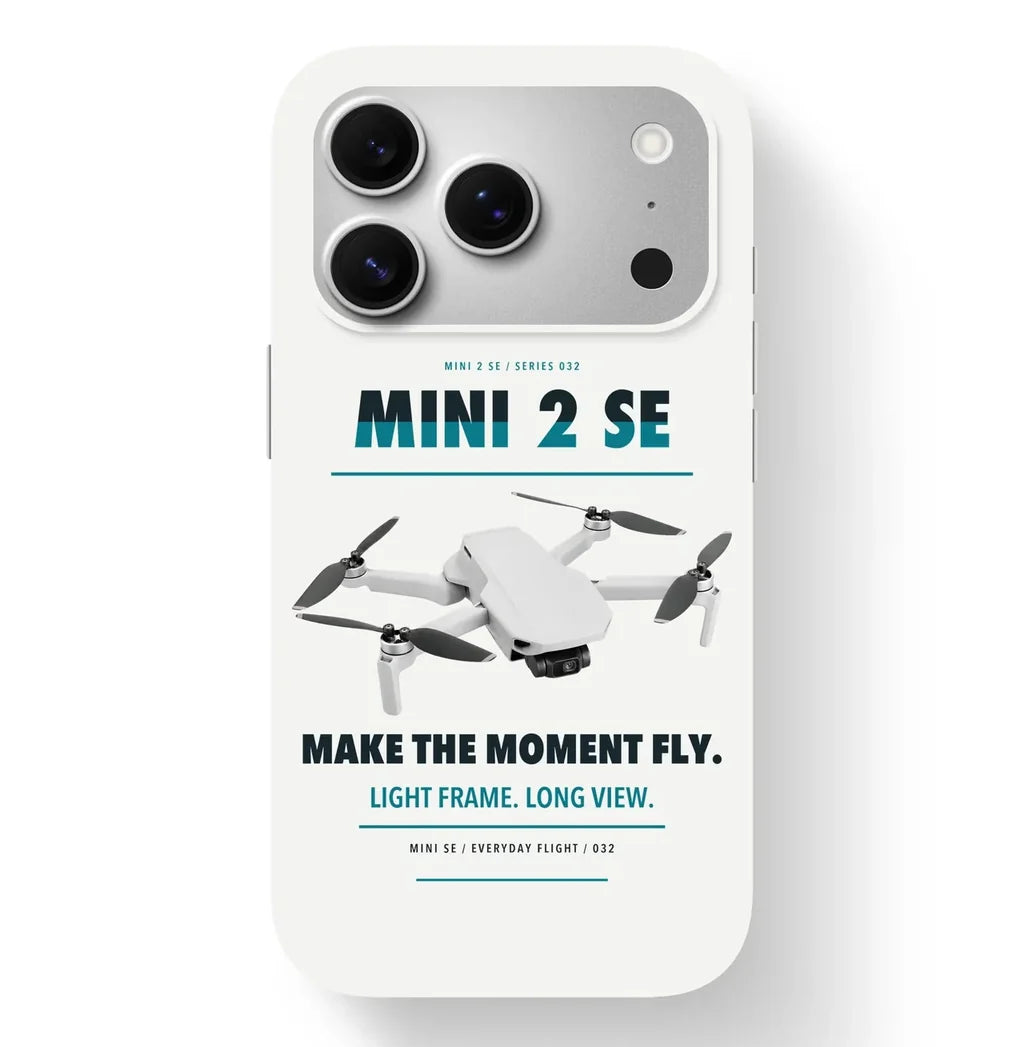 DJI Mini 2 SE Case design on white iphone case
