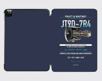 Thumbnail for JT9D-7R4 design on navy blue ipad tablet case
