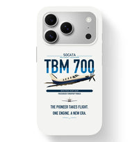 Thumbnail for Socata TBM 700 design on white magsafe iphone case, for iPhone 17 Pro