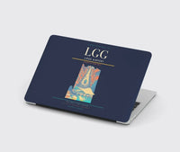 Thumbnail for Liège Airport (LGG) design on navy blue MacBook case