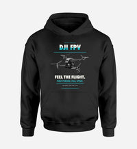 Thumbnail for DJI FPV design on black hoodie single side