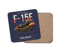 Thumbnail for F-15E Strike Eagle design on navy blue 1 piece coaster