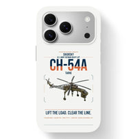 Thumbnail for Sikorsky CH-54A Tarhe design on white magsafe iphone case, for iPhone 17 Pro