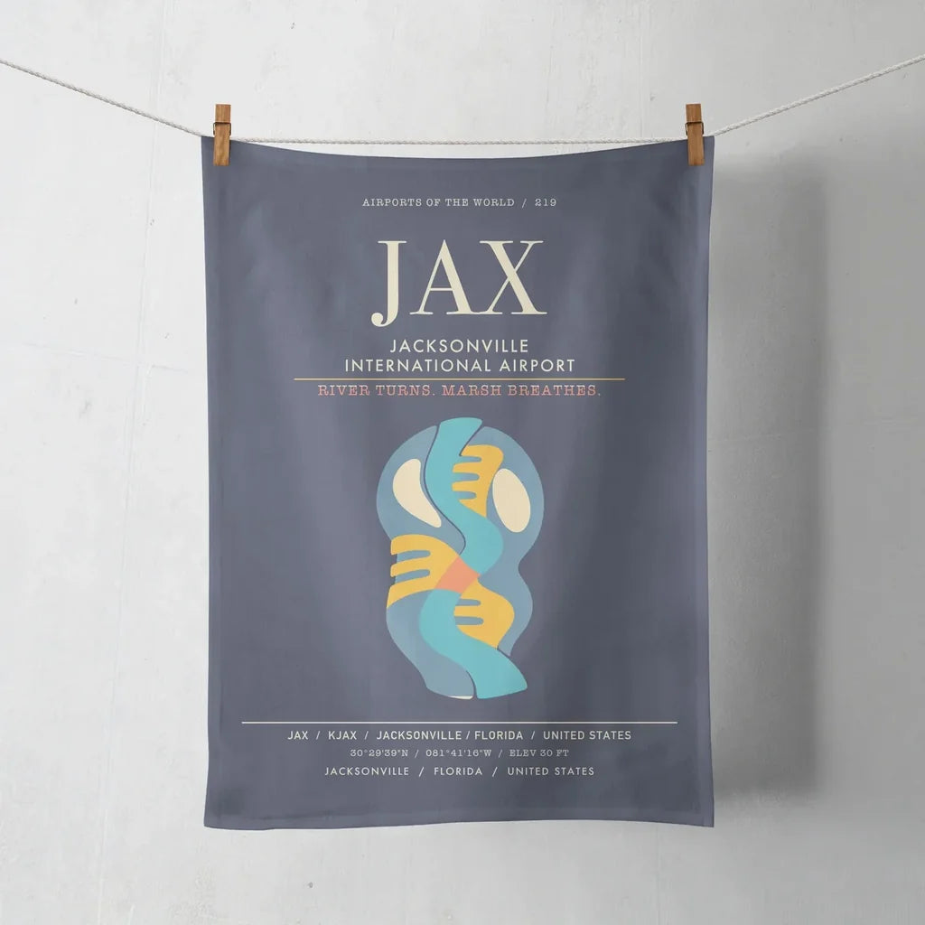 Jacksonville International Airport JAX - Navy Blue