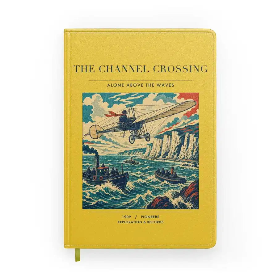 VINTAGE G4002 - The Channel Crossing - Designed Notebooks design on yellow
