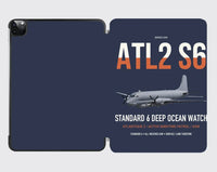 Thumbnail for Atlantique 2 Standard 6 design on navy blue ipad tablet case