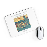 Thumbnail for VINTAGE G4456 - The Airfield Cat's Rounds - Designed Mouse Pads design on white rectangle