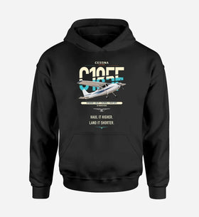Single-Side Printing — Cessna A185F Skywagon Double-Side Hoodie