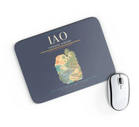 Thumbnail for Siargao Airport (IAO) design on navy blue rectangle mouse pad