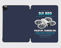 Thumbnail for DJI Neo design on navy blue ipad tablet case