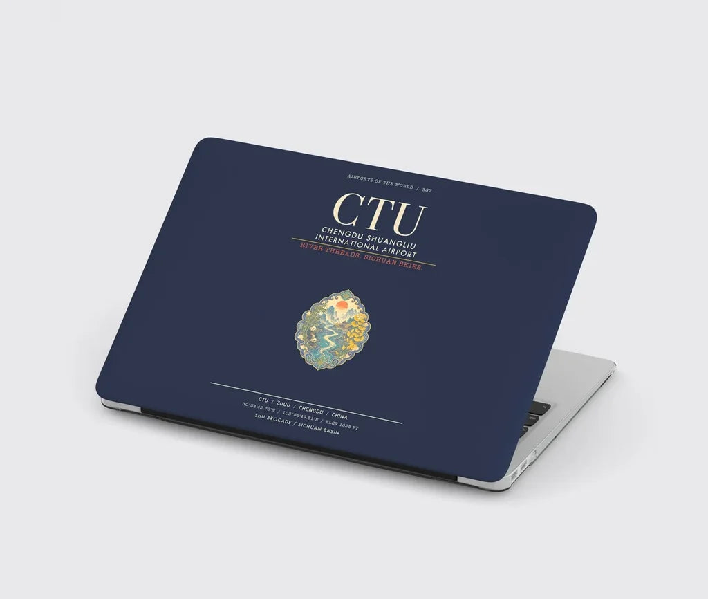Chengdu Shuangliu International Airport CTU - Navy Blue