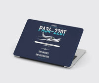 Thumbnail for Piper PA-34-220T Seneca V design on navy blue MacBook case