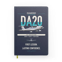 Thumbnail for Diamond DA20 design on navy blue notebook