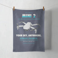 Thumbnail for DJI Mini 2 design on navy blue towel