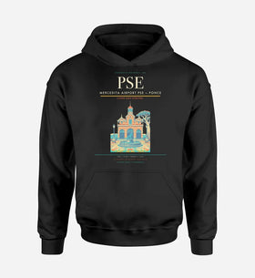 Single-Side Printing — Mercedita Airport (PSE) Double-Side Hoodie