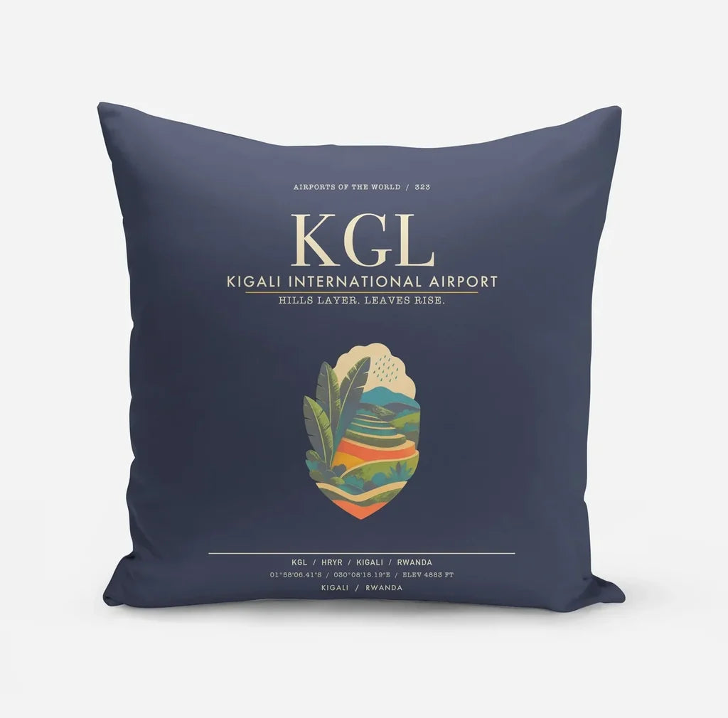 Kigali International Airport KGL - Navy Blue