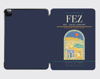 Thumbnail for Fes (FEZ) design on navy blue ipad tablet case