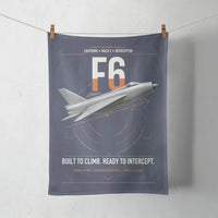 Thumbnail for English Electric Lightning F6 design on navy blue towel