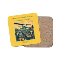 Thumbnail for The Oyster Farm Rounds - Designed Coasters design on yellow 1-piece