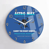 Thumbnail for Freefly Astro Max design on blue no frame wall clock