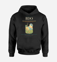 Thumbnail for Husein Sastranegara International Airport (BDO) design on black hoodie single-side print