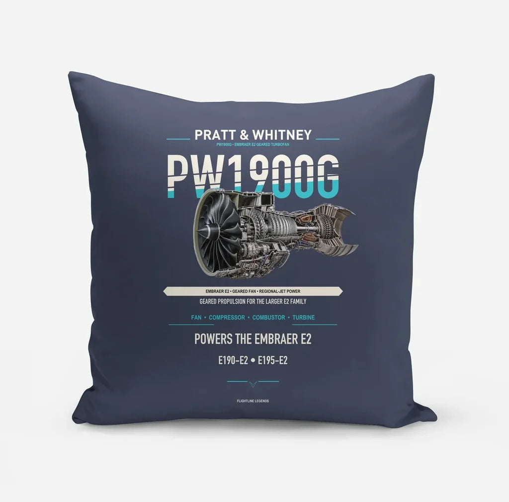 PW1900G design on navy blue pillow