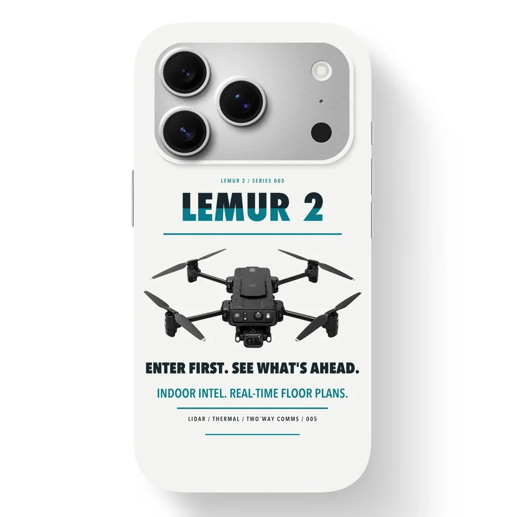BRINC LEMUR 2 Case design on white iphone case