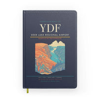Thumbnail for Deer Lake Regional Airport (YDF) design on navy blue notebook
