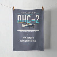Thumbnail for DHC-2 Beaver Mk I design on navy blue towel