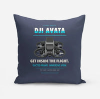 Thumbnail for DJI Avata design on navy blue pillow