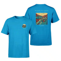 Thumbnail for VINTAGE G4493 - The Observation Car Rival - Double-Side T-Shirt design on turquoise double side t shirt