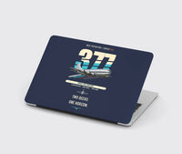 Thumbnail for Boeing 377 Stratocruiser design on navy blue MacBook case